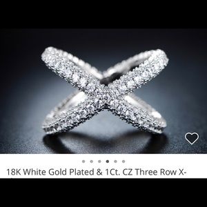 5.00 CTTW Cubic Zirconia X Ring